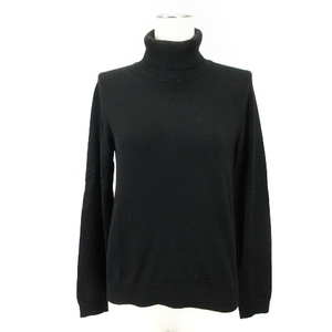  Lounie LOUNIEta-toru шея вязаный свитер с длинным рукавом черный 240524E женский 