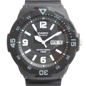 カシオ CASIO ST-STEEL 腕時計 アナログ デイト クォーツ MRW-200H ブラック メンズ