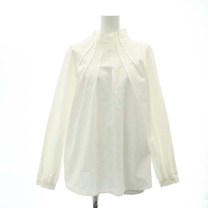  Ray Beams Ray Beams blouse long sleeve tuck white white /AT lady's 