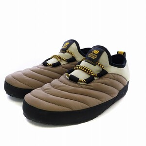 ニューバランス NEW BALANCE CARAVAN MOC モックスニーカー シューズ スリッポン ボア ウインター ナイロン 5 23.0cm 茶 NBJ1057066