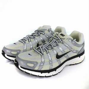 未使用品 ナイキ NIKE WMNS P-6000 スニーカー ローカット メッシュ FV6603-100 ベージュ US6 23cm 靴 レディース