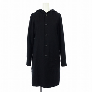  A.P.C. A.P.C. One-piece hood mi leak long long sleeve pull over wool cashmere .34 XS black black /KU lady's 