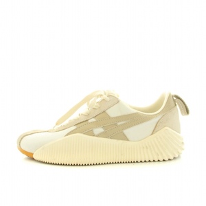 オニツカタイガー Onitsuka Tiger アクロモント クリームパティ ACROMOUNT CREAM PUTTY スニーカー US5 23.5cm 白 ベージュ レディース