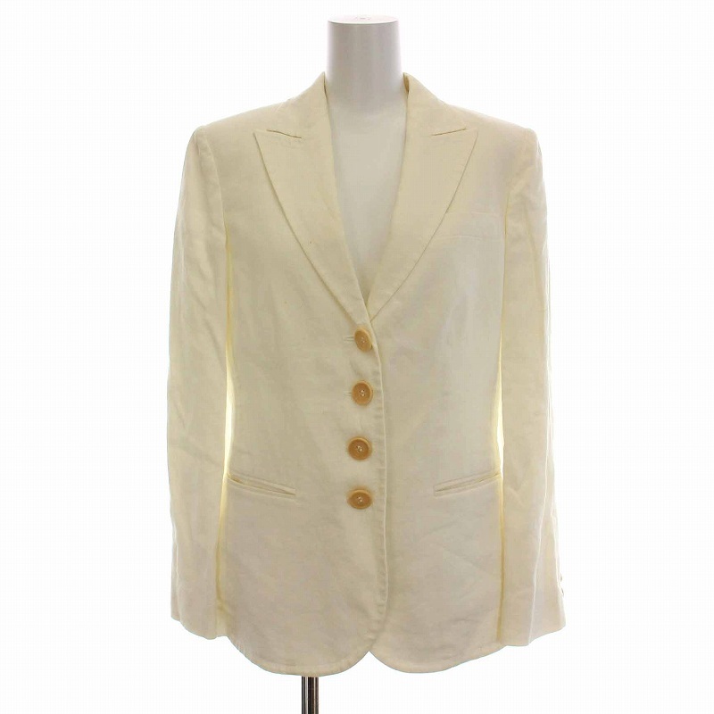 極美品【エンポリオアルマーニ】麻ジャケット52 Yahoo!オークション -「アルマーニ 麻 ジャケット」の落札相場