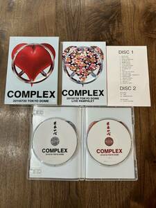 【送料無料】希少 COMPLEX 20110730 TOKYO DOME 日本一心 DVDコンプレックス 吉川晃司 布袋寅泰