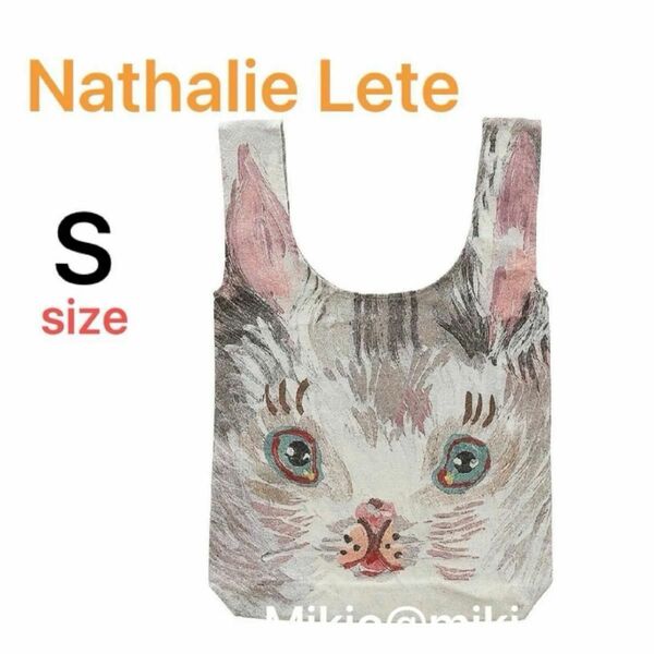 Sサイズ　トートバッグ　ナタリーレテ　Nathalie Lete 新品　バッグ S ウサギ うさぎ 雑貨 白