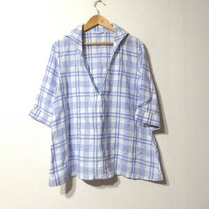 【送料無料】メーカーズシャツ鎌倉リネンシャツ/開襟シャツ　レディース　WOMEN’S　　MAKER'S SHIRT KAMAKURA