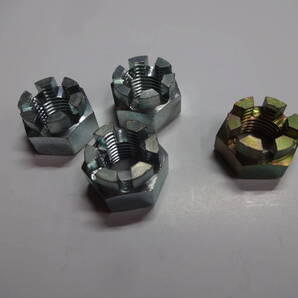 溝付六角ナットM14×P1.5 ×4個 【送料込】
