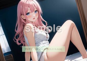 ブロマイド生写真＆トレカ2枚【豪華セット期間限定】オリジナルアニメ同人マンガ かわいい女の子 レズな女子 巨乳ギャル 清楚系貧乳A97