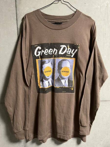 90s ヴィンテージ Green Day ロンT Tシャツ nimrod グリーンデイ ニムロッド 1998 giant ジャイアント オリジナル MADE IN USA アメリカ製