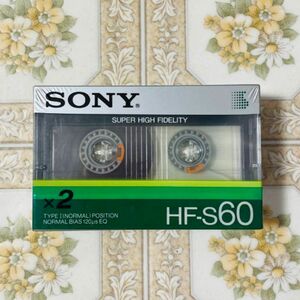 新品未使用　SONY HF-S60 カセットテープ ２本組み 