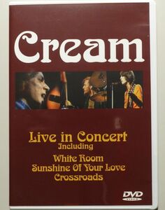 Cream Live in Concert / クリーム ライブ・イン・コンサート クロス・ロード アイム・ソー・グラッド 政治家 トップ・オブ・ザ・ワールド