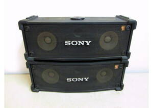 * 405082 * динамик [ утиль ] SONY Sony MU-S7 [2 шт. комплект ] монитор запись PA * выход звука возможно 