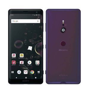 バッテリー80％以上 SOV39 XPERIA XZ3 ボルドーレッド 中古 SIMフリー SIMロック解除済