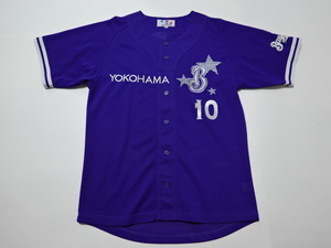 ■0602■横浜ベイスターズ ユニホーム F SAEKI #10 プロ野球 刺繍●