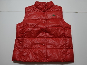#0603# Lacoste LACOSTE down vest 42 large size *