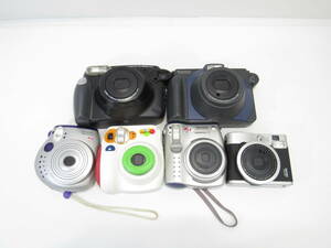T-1701[同梱不可] Fujifilm チェキ 6点まとめセット instax mini 10 20 90 他 フジフィルム インスタックス インスタント カメラ ジャンク