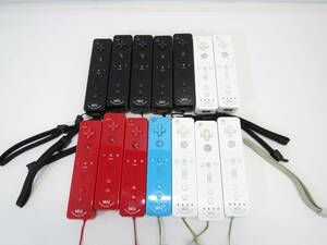 T-1702[ including in a package un- possible ] Nintendo Wii remote control motion plus 14 point summarize set RVL-036 white black blue red nintendo Nintendo game Junk 
