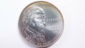 1993年 アメリカ合衆国 1ドル銀貨 bill of Rights権利章典記念 US ONE DOLLAR Silver.900 アメリカ コインコレクション品