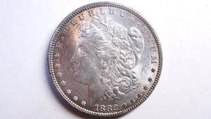 1882年 アメリカ合衆国 1ドル銀貨 モルガン ダラー USA one Dollar Silver.900 アメリカ コインコレクション品