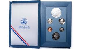 1987年 アメリカ合衆国 合衆国憲法制定200周年記念 プレステージ プルーフ貨幣セット アメリカ コインコレクション品