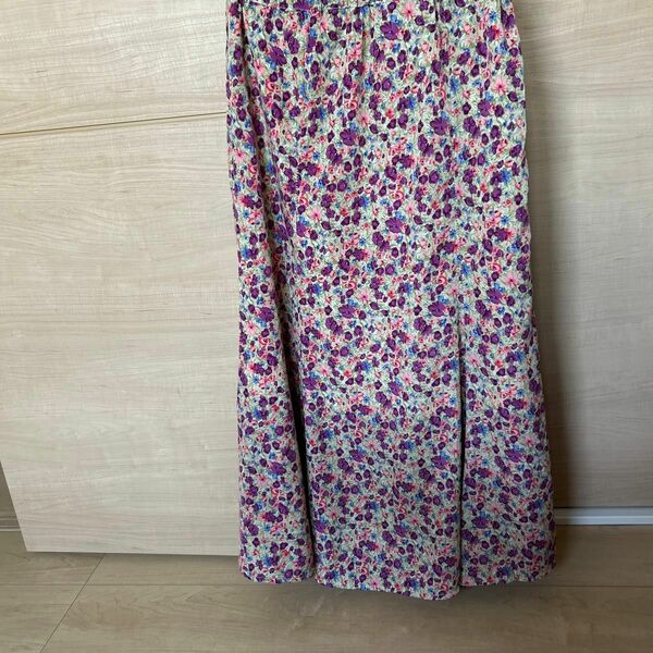 花柄 ロング スカート