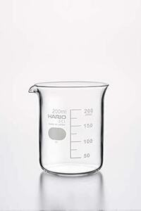  Shibata science beaker standard scale attaching 200mL 010020-20051A 1 piece 