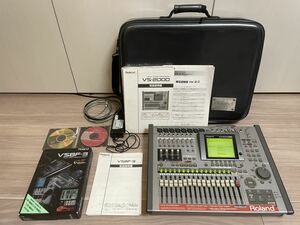 Roland VS-2000CD 拡張エフェクトボード VS8F-3付き 説明書、ケーブル、CD-ROM付き、内蔵電池交換済み、セミハードケース（オマケ） MTR