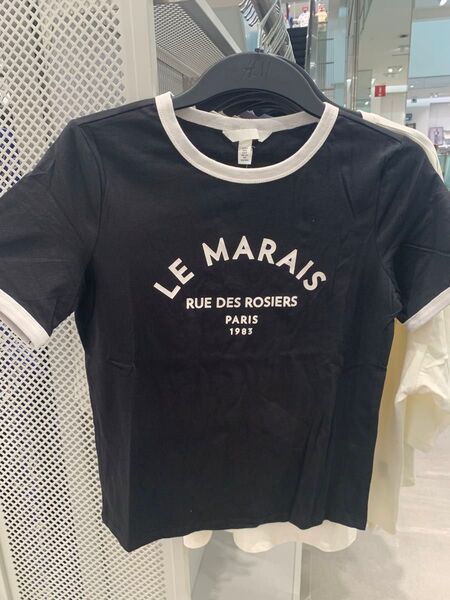 H&M Tシャツ ロゴ