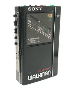 [美品][美音][整備品] SONY ウォークマン WM-F404 マットブラック (カセットテープ 再生/録音、ラジオ AM/FM)