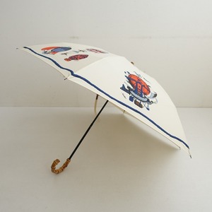 [ regular price 1.7 ten thousand ]maniplimanipuri * car ni bar . rain combined use folding umbrella * print umbrella all season (ac84-2405-56)[30F42]