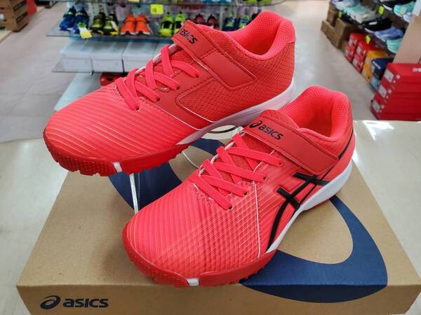 新品即決21.5cm★asicsアシックス LAZERBEAMレーザービーム 1154A173 ジュニア ランニング☆運動靴 ベロクロマジック 子供靴 !サッカー★