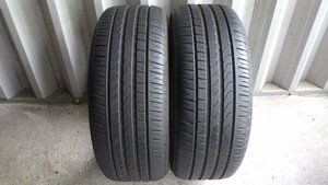 2018年製7.5~8分山程度 ピレリcinturato P7 225/45R18 2本セット 060603