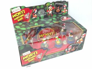 【z27499】Merry Christmas MICKEYS MARCHING BAND ミッキーマーチングバンド 自動演奏 1933年製 箱付 動作確認済み 格安スタート