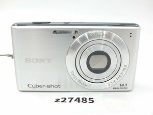 【z27485】 SONY ソニー DSC-W530 Cyber-shot 14.1 MEGA PIXELS コンパクトデジタルカメラ シルバー 動作確認済 格安スタート