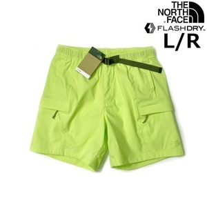 1円～!売切!【正規新品】THE NORTH FACE◆CLASS V BELTED SHORT ショートパンツ US限定 ベルト付き FLASHDRY アウトドア(L/R)緑 190110-5