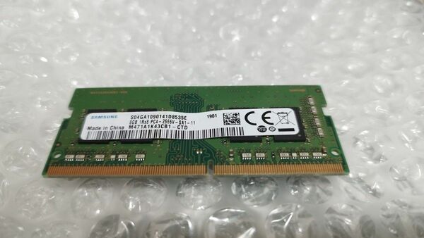 PC4-2666V SAMSUNG ノートPC用メモリ 8GB SO-DIMM 260pin HP純正品　動作確認済