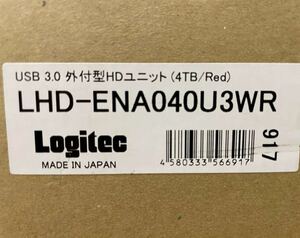 ロジテック　外付HDD LHD-ENA040U3WR 4TB