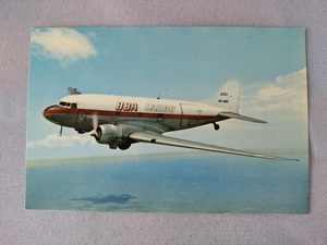 ☆オーストラリア BBA Air Cargo ＤＣ３貨物機 絵葉書 ポストカード １９７０年代後半☆