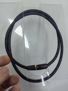 送料無料 新品 ファイテン(phiten) ネックレス RAKUWA 磁気チタンネックレス BULLET 50cm ブラック/メタリックブラック ケースあり