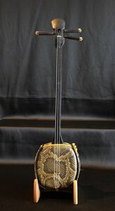  Okinawa sanshin war front work yusi real go in sanshin genuine wall type present condition sale * adjusted ..!. lamp 