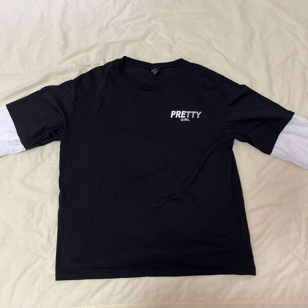 SHEIN シーイン トップス 長袖 Tシャツ DAZY XL