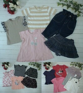 29-2137*90~100. size * girl * child clothes * natural ga- Lee *ko girl * casual series etc. * old clothes item *80 put on set * set sale * old clothes 