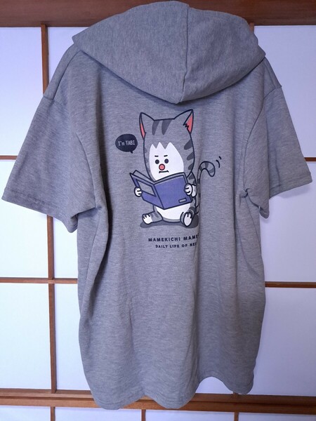 新品 未使用 まめきちまめこ　M　 半袖パーカー Tシャツ メンズ 紳士 ルームウェア パジャマ 送料無料 即決 　限定　Aら