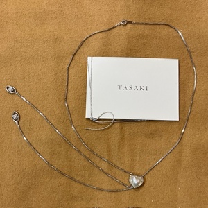 #8602　TASAKI 田崎真珠 ハート マベパール　ネックレス　チョーカー　SILVER