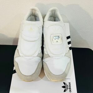 adidas×HYKEアディダス×ハイクコラボスニーカー マイクロペーサー23.5白 ユナイテッドアローズ購入品　箱、説明書あり