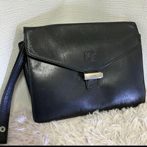 LOEWE セカンドバック　クラッチバック　ジャンク品