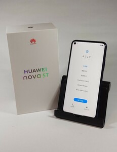  Huawei HUAWEI nova5T YAL-L21 midnight summer лиловый внутренний версия SIM свободный ROM128GB/RAM8GB [ б/у / прекрасный товар ]