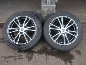 ☆ １７インチアルミホイール＆夏タイヤ(215/55R17)中古4本セット ☆