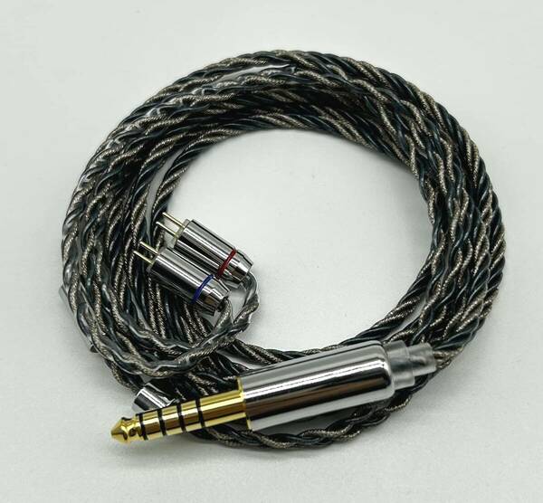 【在庫セール】(2pin4.4mm) 4.4mmイヤホンアップグレードケーブル 2pin交換ケーブル 【JSHiFi-Vampir